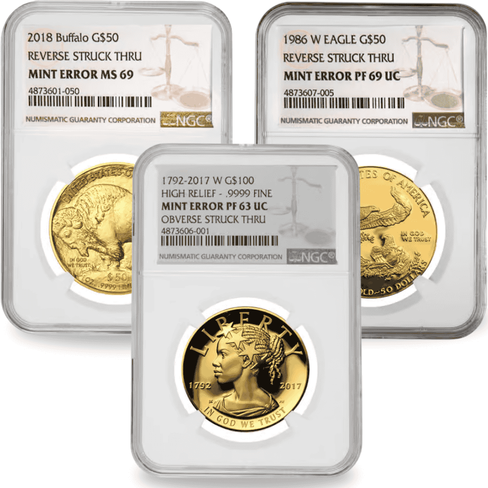 Gold Mint Error Coins